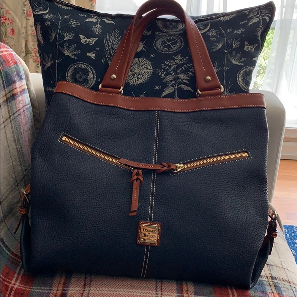 Dooney & Bourke Pebble Leather Sara Shoulder Bag